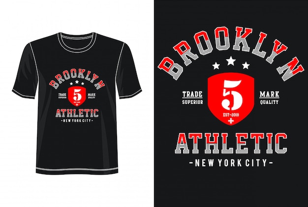 Premium Vector | Brooklyn typography for print t shirt