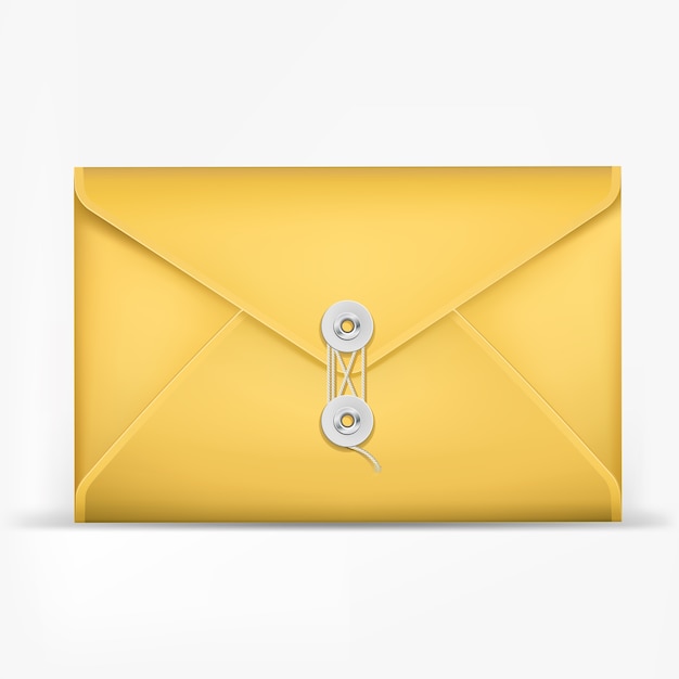 Download Premium Vector Brown Envelope With Rope