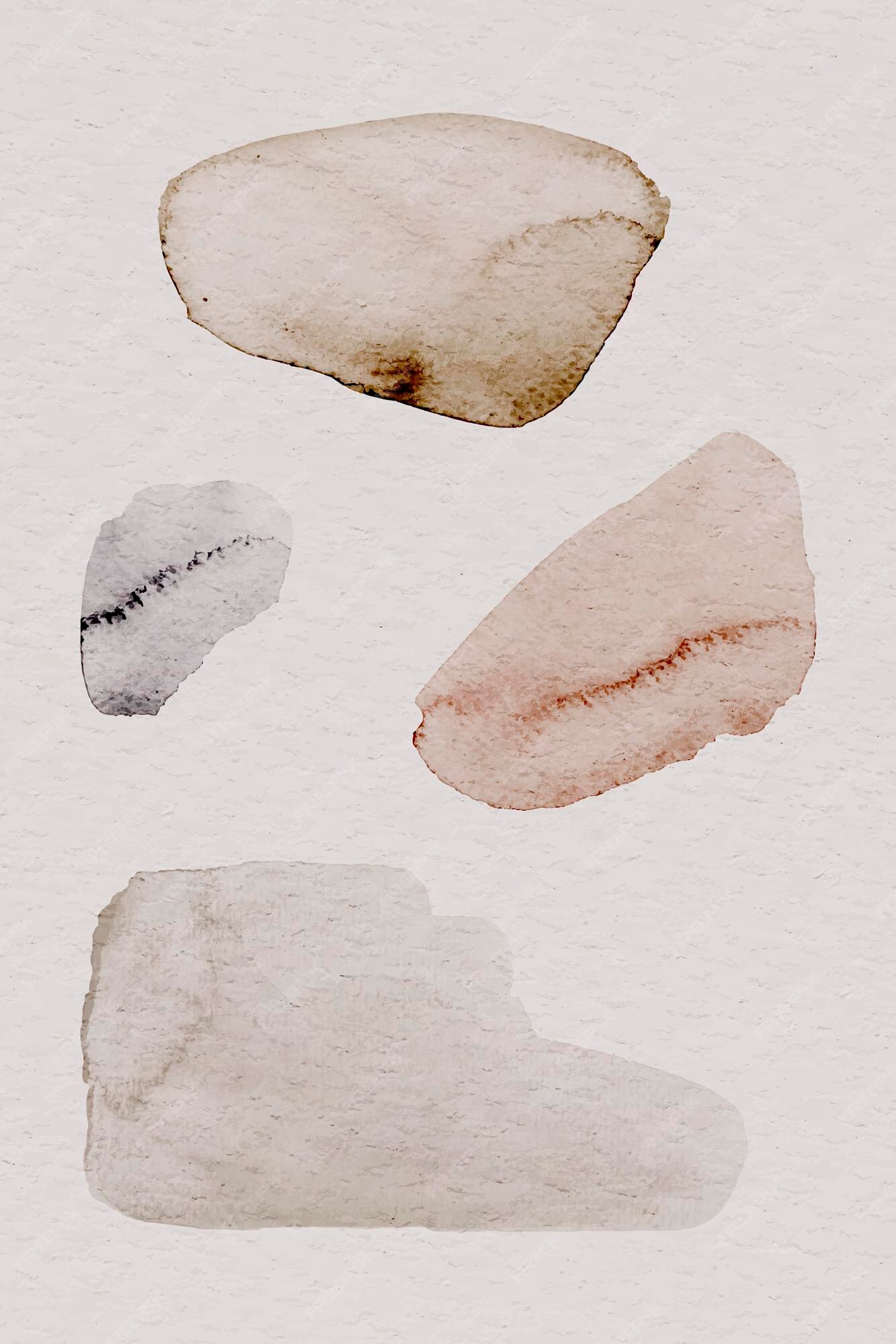 Free Vector | Brown watercolor patterned background template