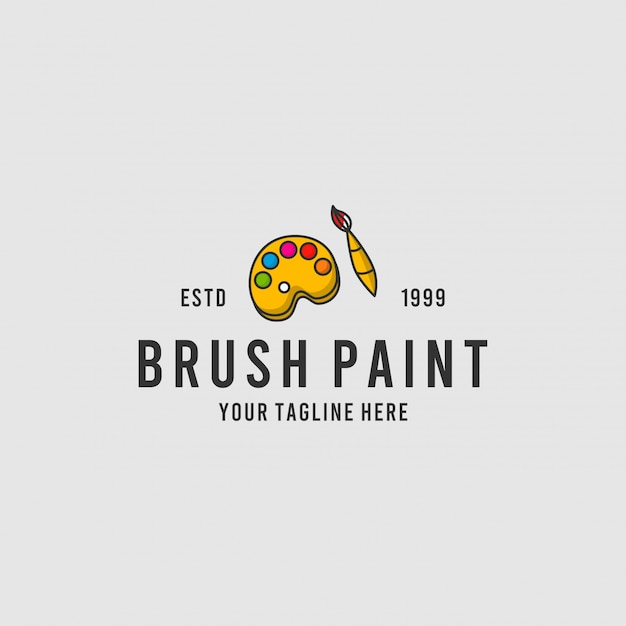 Download Free Brush Paint Minimalist Logo Design Inspiration Premium Vector Use our free logo maker to create a logo and build your brand. Put your logo on business cards, promotional products, or your website for brand visibility.