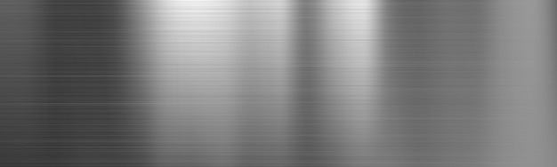 Premium Vector | Brushed metal steel gradient texture banner