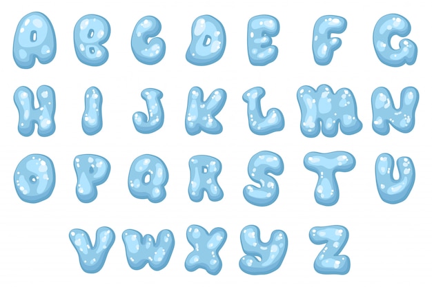 Bubble Letters Svg