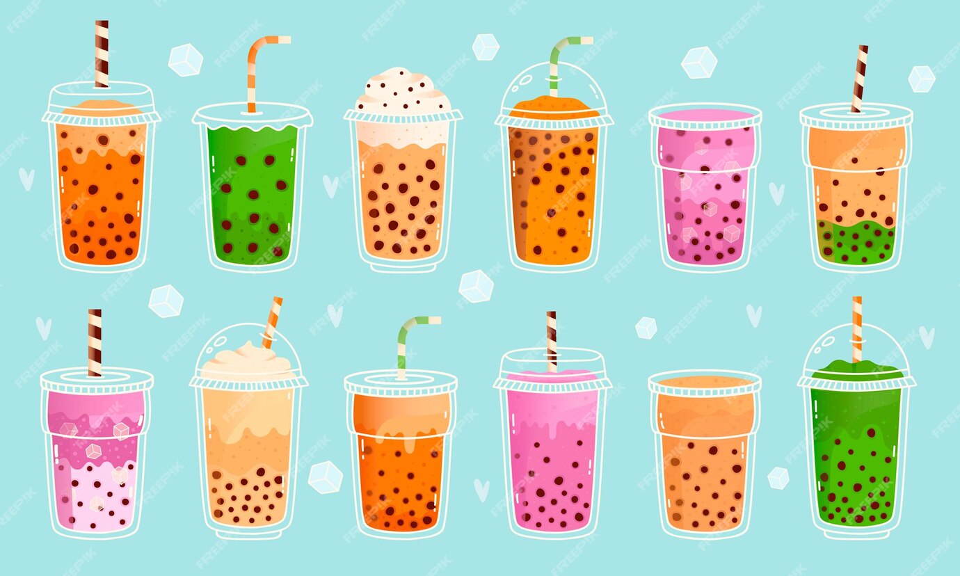 premium-vector-bubble-milk-tea-pearl-milk-tea-matcha-milk-cocoa