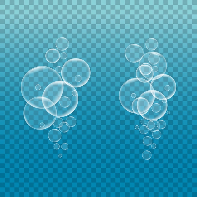 Premium Vector Bubble Water Vector Illustration