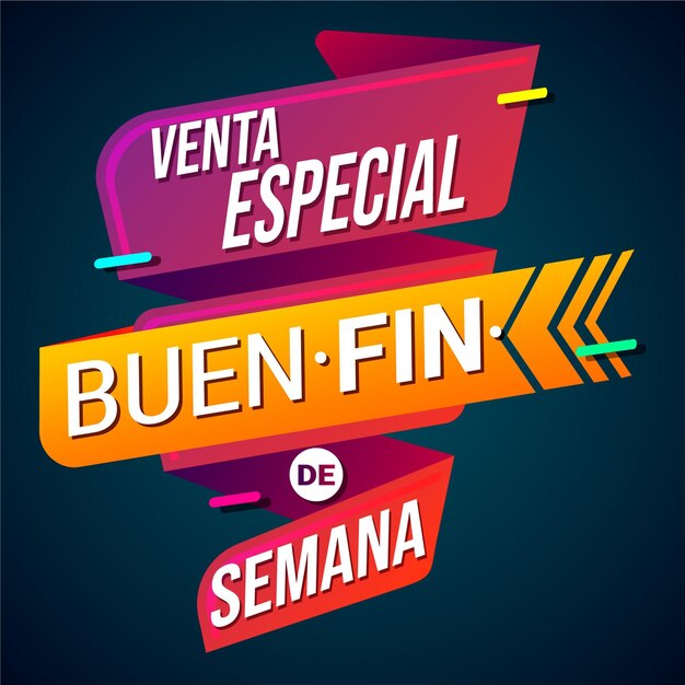 Free Vector | Buen fin day concept