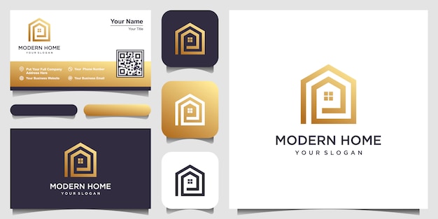 Download Free Build House Logo With Line Art Style Home Build Abstract For Logo Use our free logo maker to create a logo and build your brand. Put your logo on business cards, promotional products, or your website for brand visibility.