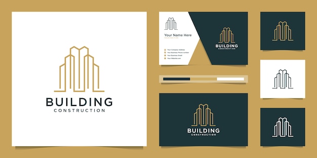 Download Free Building Design Logos With Line Style Symbol For Construction Apartment And Architect Premium Logo Design And Business Cards Premium Vector Use our free logo maker to create a logo and build your brand. Put your logo on business cards, promotional products, or your website for brand visibility.