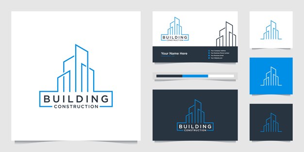 Download Free Building Design Logos With Lines Construction Apartment And Architect Premium Vector Use our free logo maker to create a logo and build your brand. Put your logo on business cards, promotional products, or your website for brand visibility.