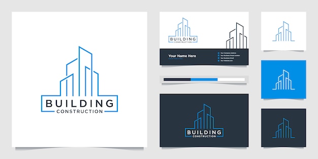 Download Free Building Design Logos With Lines Construction Apartment And Architect Premium Vector Use our free logo maker to create a logo and build your brand. Put your logo on business cards, promotional products, or your website for brand visibility.