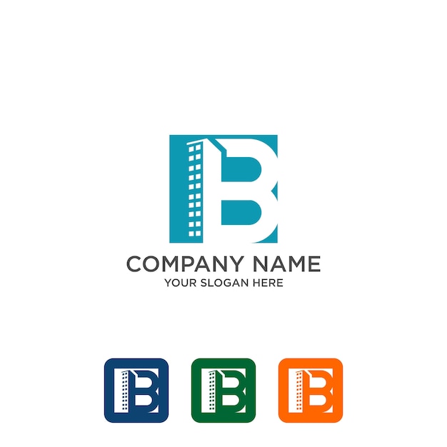 Download Free Building Initial B Real Estate Logo Premium Vector Use our free logo maker to create a logo and build your brand. Put your logo on business cards, promotional products, or your website for brand visibility.