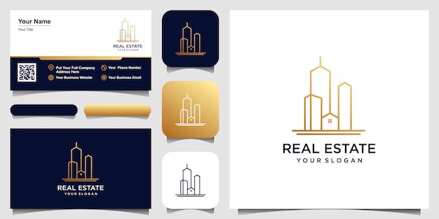 Download Free Building Logo Design In Line Art Logo Design And Business Card Use our free logo maker to create a logo and build your brand. Put your logo on business cards, promotional products, or your website for brand visibility.