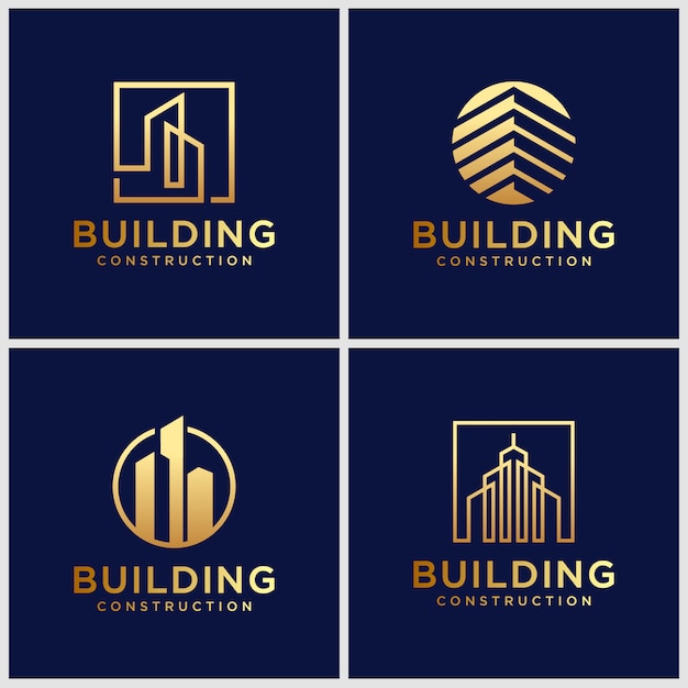 Download Free Building Logo Design With Line Concept Premium Vector Use our free logo maker to create a logo and build your brand. Put your logo on business cards, promotional products, or your website for brand visibility.