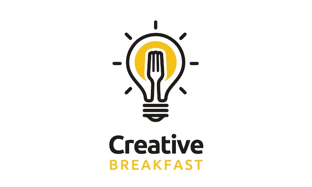 Download Free Bulb And Fork Logo Design Premium Vector Use our free logo maker to create a logo and build your brand. Put your logo on business cards, promotional products, or your website for brand visibility.
