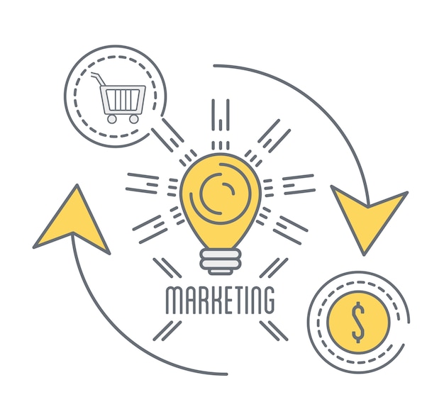 Download Free Bulb Idea With Arrows And Coins With Digital Shopping Car Use our free logo maker to create a logo and build your brand. Put your logo on business cards, promotional products, or your website for brand visibility.