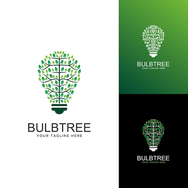 Download Free Bulb Tree Logo Idea Inspiration Logo Premium Vector Use our free logo maker to create a logo and build your brand. Put your logo on business cards, promotional products, or your website for brand visibility.