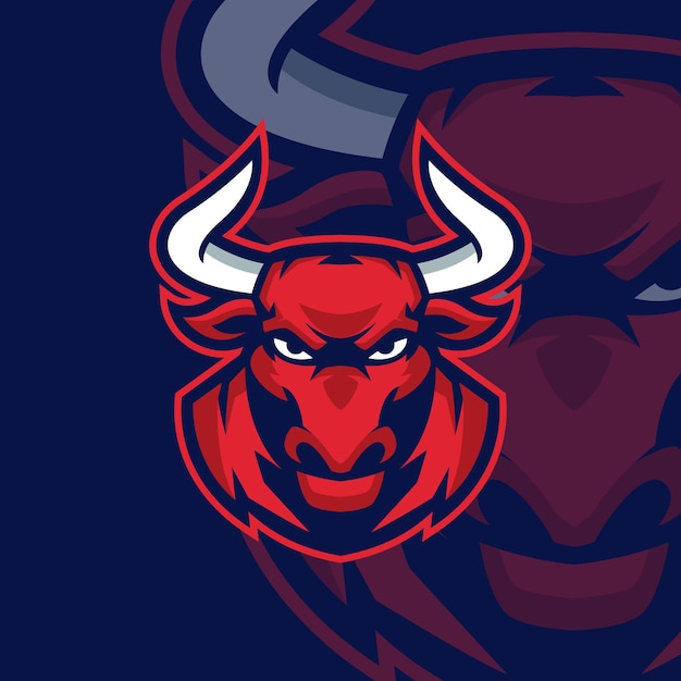 Premium Vector | Bull esports logo templates