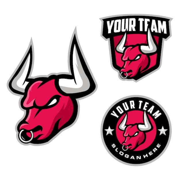 Download Free Bull Head Mascot Logo Premium Vector Use our free logo maker to create a logo and build your brand. Put your logo on business cards, promotional products, or your website for brand visibility.