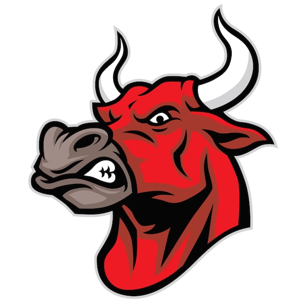 Download Free Bull Head Mascot In Tough Face Premium Vector Use our free logo maker to create a logo and build your brand. Put your logo on business cards, promotional products, or your website for brand visibility.