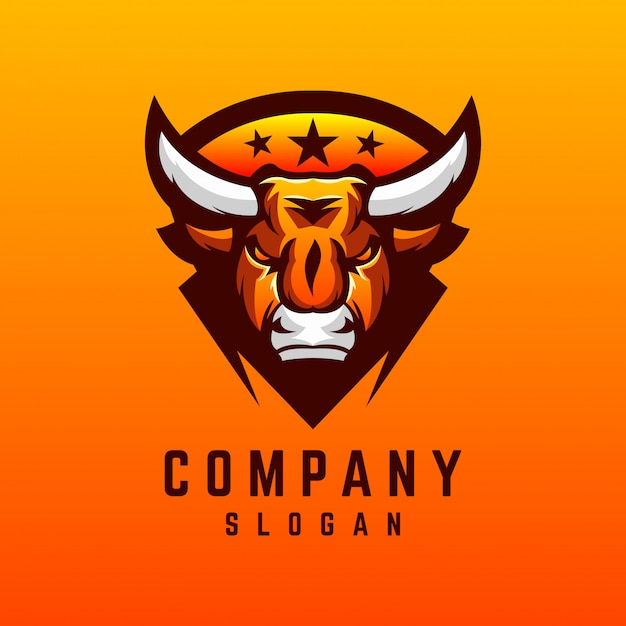Download Free Bull Logo Design Premium Vector Use our free logo maker to create a logo and build your brand. Put your logo on business cards, promotional products, or your website for brand visibility.