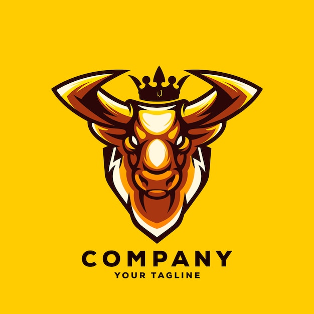 Premium Vector | Bull logo vector