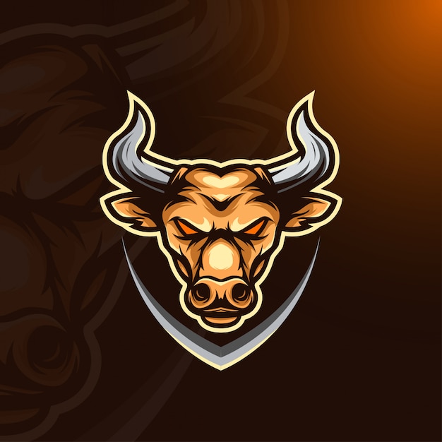 Premium Vector | Bull logo