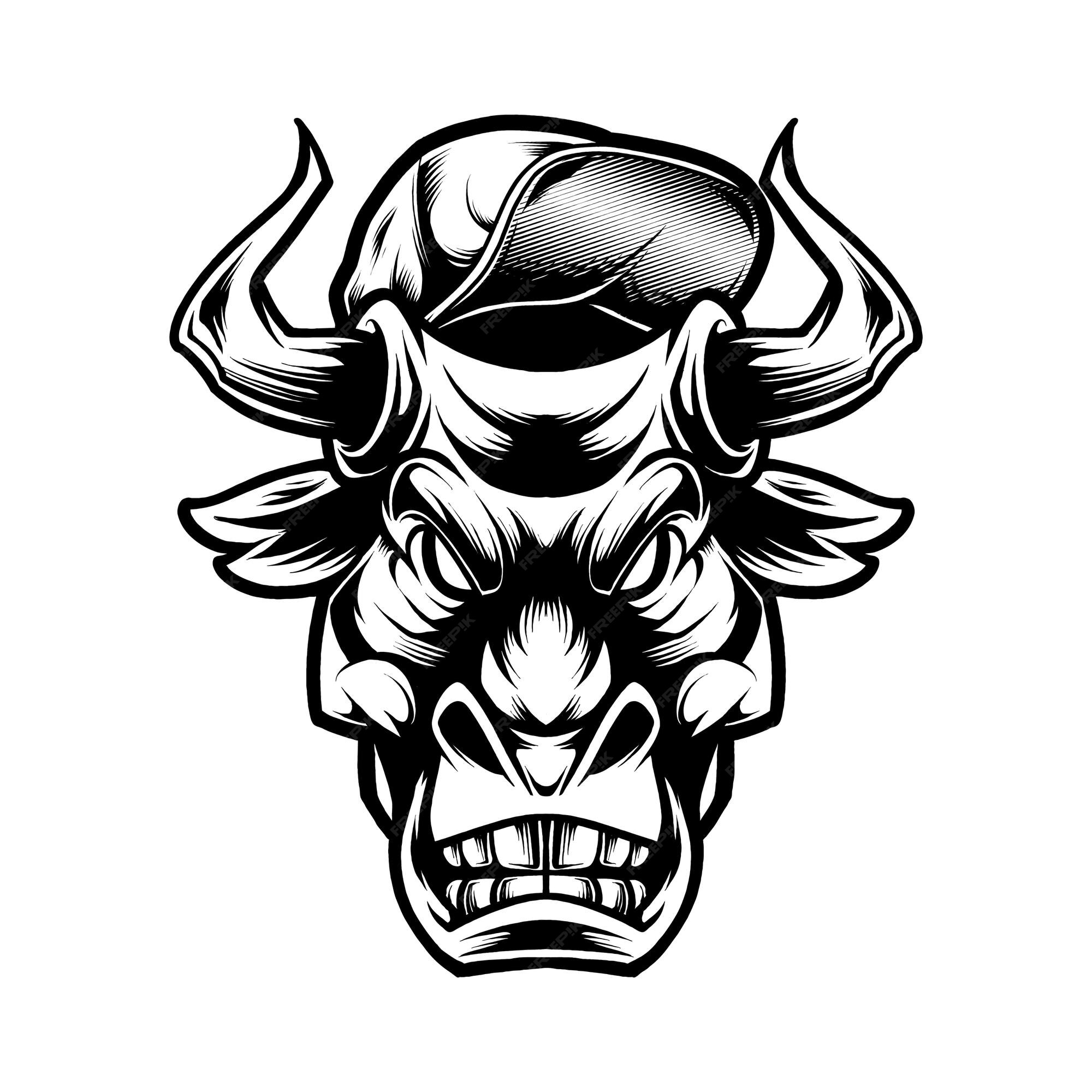 Premium Vector | Bull pop culture isolated on white