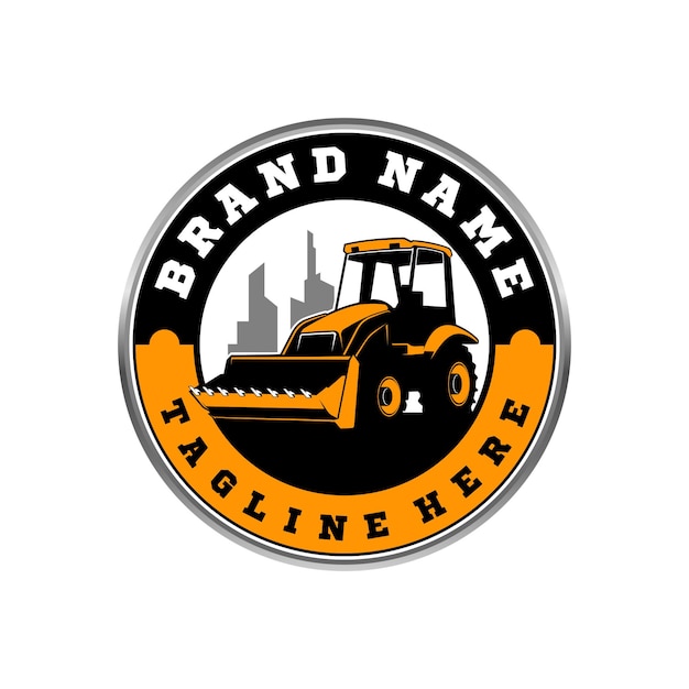 Download Free Bulldozer Logo Premium Vector Use our free logo maker to create a logo and build your brand. Put your logo on business cards, promotional products, or your website for brand visibility.