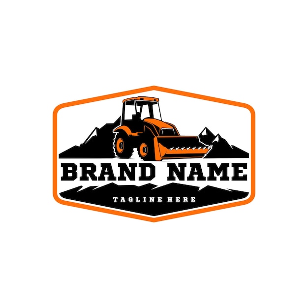 Download Free Bulldozer Logo Premium Vector Use our free logo maker to create a logo and build your brand. Put your logo on business cards, promotional products, or your website for brand visibility.