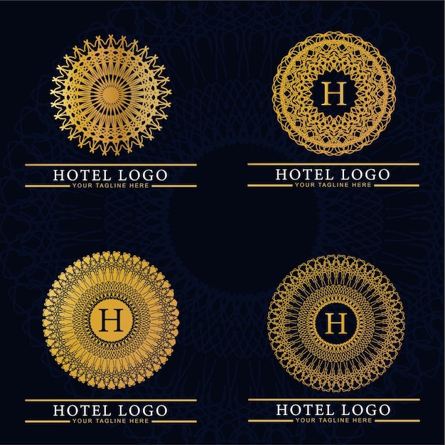 Premium Vector | Bundle luxury and elegant logo monogram