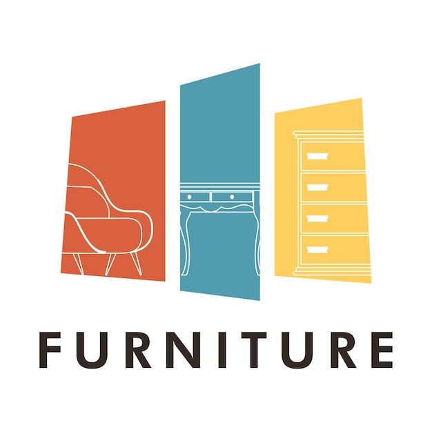 Premium Vector | Bundle of three forniture house set icons illustration ...