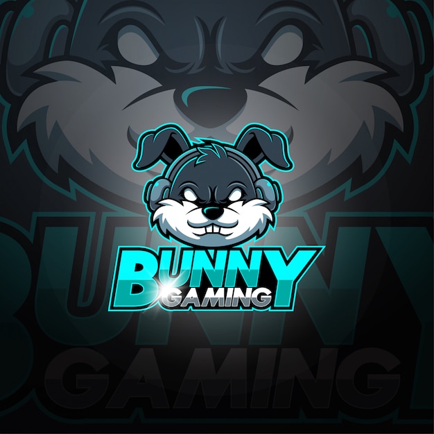 Premium Vector Bunny Gaming Esport Mascot Logo