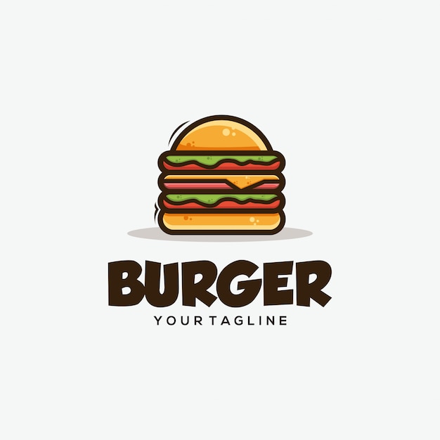 Premium Vector | Burger concept designs illustration