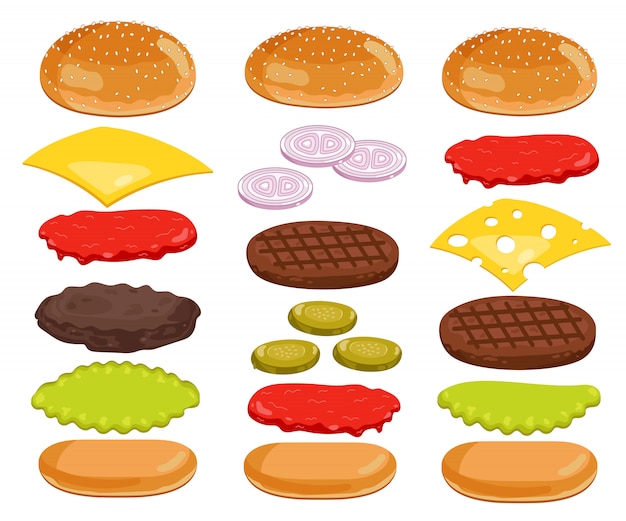 premium-vector-burger-ingredients-set-on-white