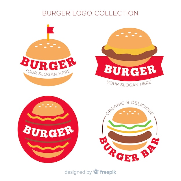 Download Free Download Free Burger Logo Collection Vector Freepik Use our free logo maker to create a logo and build your brand. Put your logo on business cards, promotional products, or your website for brand visibility.