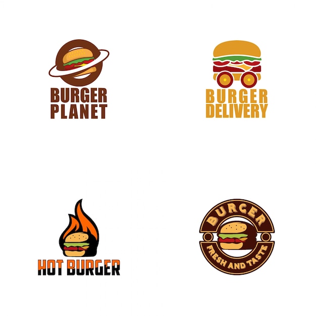 Download Free Burger Logo Design Premium Vector Use our free logo maker to create a logo and build your brand. Put your logo on business cards, promotional products, or your website for brand visibility.