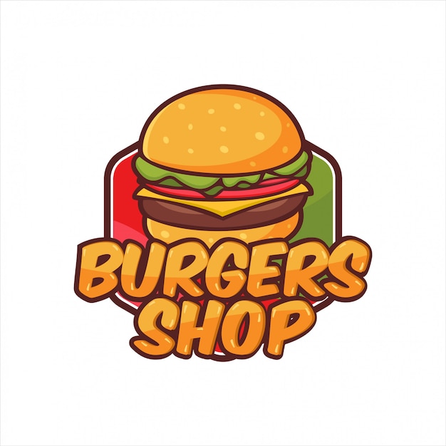 Download Free Burger Shop Logo Design Premium Vector Use our free logo maker to create a logo and build your brand. Put your logo on business cards, promotional products, or your website for brand visibility.