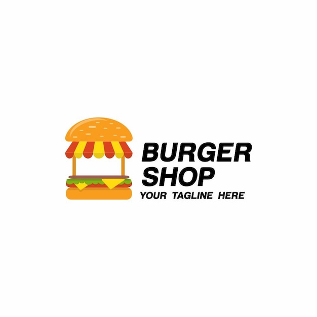 Download Free Burger Shop Logo Premium Vector Use our free logo maker to create a logo and build your brand. Put your logo on business cards, promotional products, or your website for brand visibility.