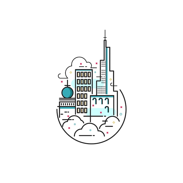 Download Free Burj Khalifa Illustration Icon Premium Vector Use our free logo maker to create a logo and build your brand. Put your logo on business cards, promotional products, or your website for brand visibility.