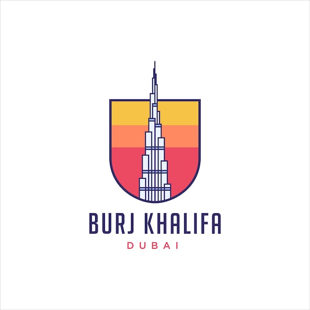 Burj Khalifa 3d Logo