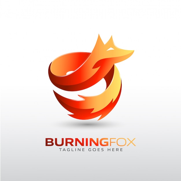 Download Free Burning Fox Logo Template For Your Company Brand Premium Vector Use our free logo maker to create a logo and build your brand. Put your logo on business cards, promotional products, or your website for brand visibility.