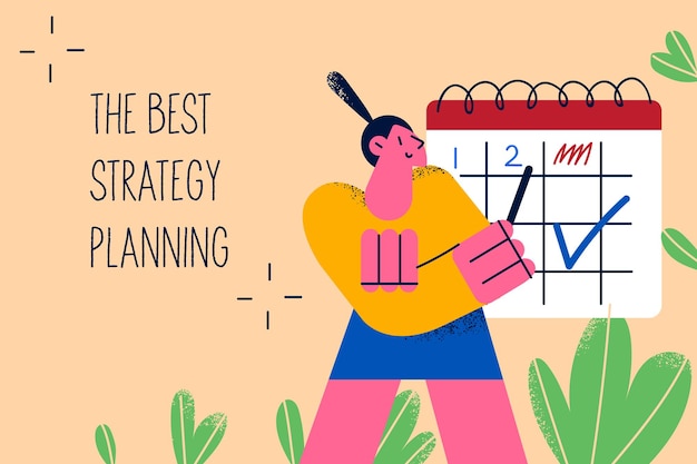 Premium Vector Business Best Strategy Planning Concept 0100