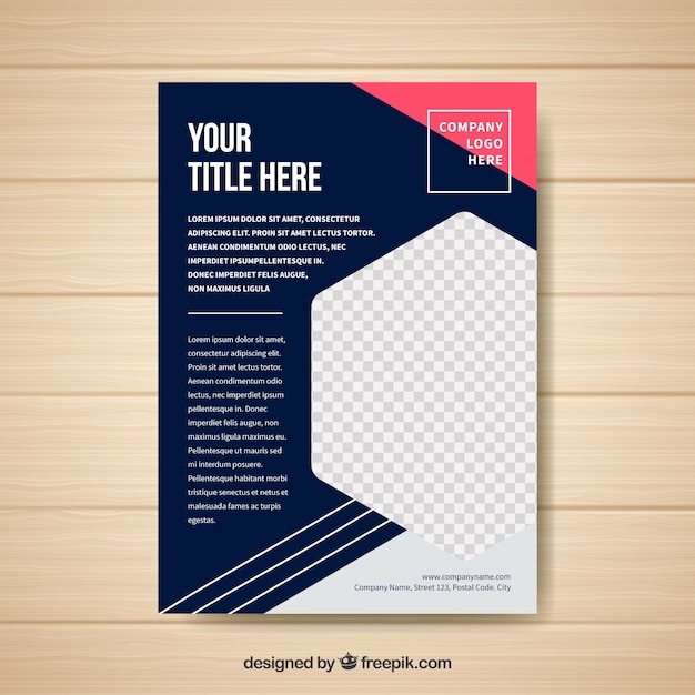 Download Free Business Brochure In A5 Size With Flat Style Free Vector Use our free logo maker to create a logo and build your brand. Put your logo on business cards, promotional products, or your website for brand visibility.