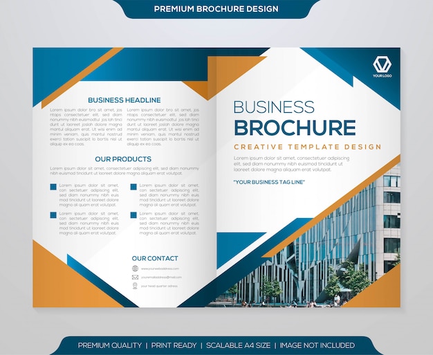 Premium Vector | Business brochure template