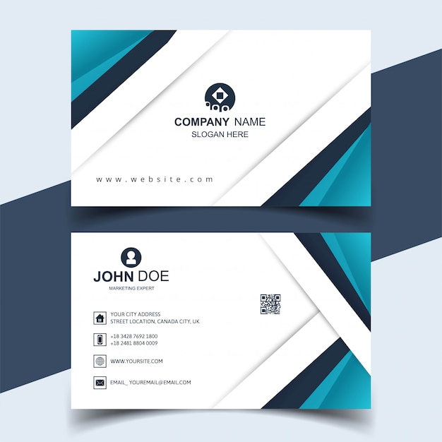 Download Free Download This Free Vector Business Card Creative Template Use our free logo maker to create a logo and build your brand. Put your logo on business cards, promotional products, or your website for brand visibility.
