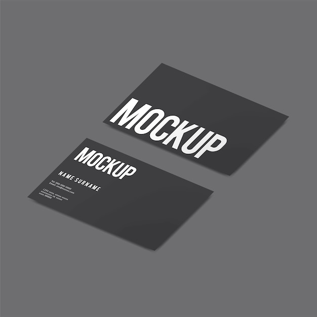 Free vector business card mockup Idea