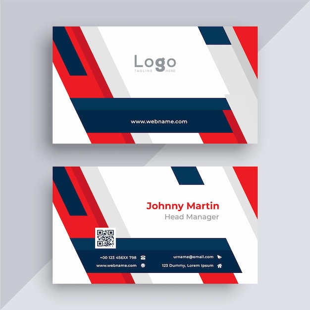 Premium Vector | Business card design template