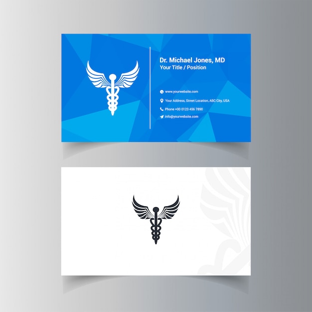 Download Free Business Card Design With Company Logo And Blue Theme Vector Use our free logo maker to create a logo and build your brand. Put your logo on business cards, promotional products, or your website for brand visibility.