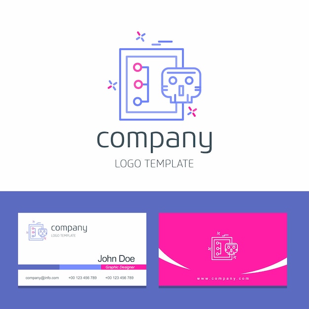 Download Free Business Card Design With Cyber Security Logo Design Vector Free Use our free logo maker to create a logo and build your brand. Put your logo on business cards, promotional products, or your website for brand visibility.