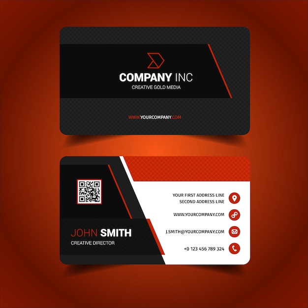 Adobe Inspired Business Card D - hawkgalani