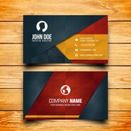 Business Card Design Vector Free Download